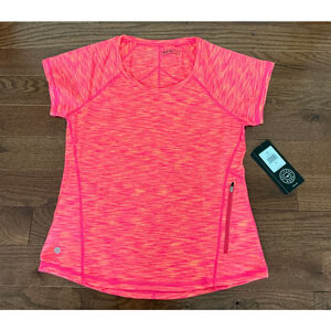 Hi-Tec Women's Short Sleeve Tee - Bright Coral NWT
